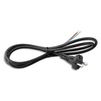 0287 Priključni kabel za električne alate 10 A 250 V ~ 3500 W, crni