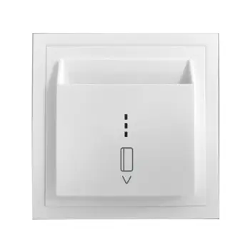 043-513 ADRIA - SKLOPKA KARTIČNA, BIJELA, 10 A, 250 V~