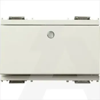 1P 16AX PREKIDAČ  SVJETLEĆI 2M SIVA