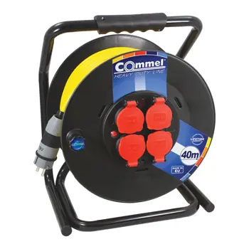 200-363 Kabelska motalica na PVC bubnju 300 mm, monofazna, 16 A 230 V ~ 3500 W I