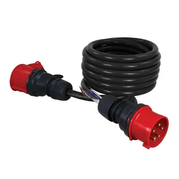 221-113 Produžni kabel s utikačem i natikačem CEE  16 A 400 V ~ 10500 W IP44