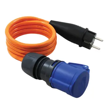 221-203 Adapter "Marinko" šuko - CEE 16 A 250 V ~ 3500 W 3P IP44