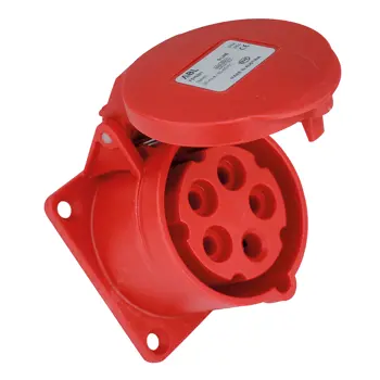 282-301 Industrijska utičnica s poklopcem standard IEC 309 16 A 400 V ~ 5P IP44,