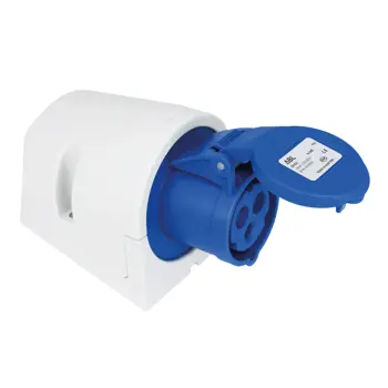 282-511 Industrijska utičnica s poklopcem standard IEC 309 16 A 250 V ~ 3P IP44,