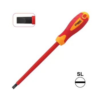 370-207 VDE ODVIJAČ RAVNI SL 8X175MM, IZOLIRAN 1000 V