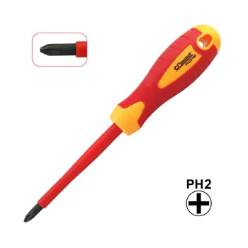 370-213 VDE ODVIJAČ KRIŽNI PH2 6X100MM, IZOLIRAN 1000 V