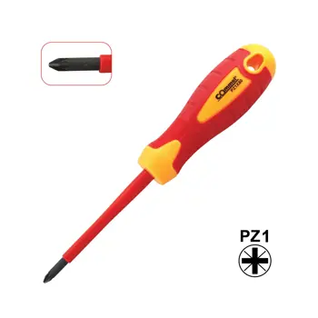 370-222 VDE ODVIJAČ POZIDRIV PZ1 5X80MM, IZOLIRAN 1000 V