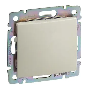 774301 PREKIDAČ MEH. 1P/10A/250V VALENA KREM