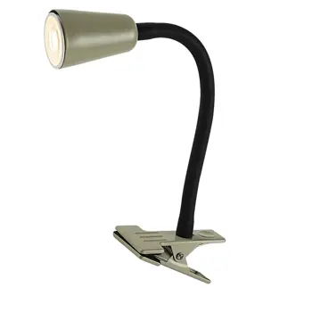 Aldo  STOLNA LAMPA GU10 1x MAX 7W IP20 CRNO-KAKI