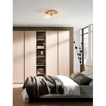 ALLEN PLAFONSKA LAMPA E27 /IP20/MATT ZLATNA