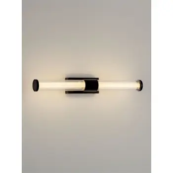 ALTO LED ZIDNA LAMPA CRNA 10W IP44 3000K