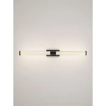 ALTO LED ZIDNA LAMPA CRNA 12W IP44 3000K