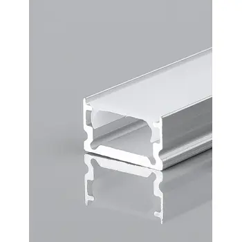 ALU PROFIL ZA LED TRAKU (max.10mm) + SJENILO 13×7mm/2m NADGRADNI ALU