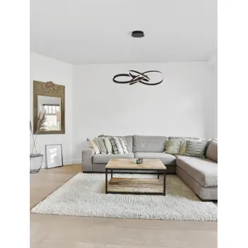 AMARA VISILICA LED 54W/3000K/2800lm/DIMM/IP20/CRNA