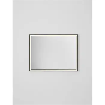 AMBOR ZIDNO LED OGLEDALO S OSVJETLJENJEM 37W 1423lm 3000K IP44 CRNA