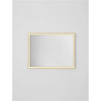 AMBOR ZIDNO LED OGLEDALO S OSVJETLJENJEM 38W 2488lm 3000K IP44 ZLATNA