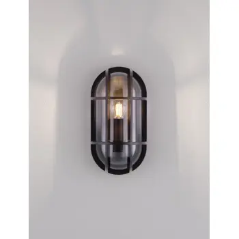 AMEL ZIDNA LAMPA E27 IP65 CRNA