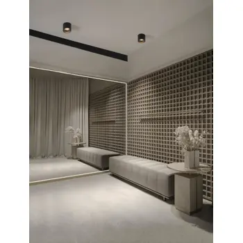 ANELLO STROPNA SVJETILJKA LED CRNA 16W 1452lm 3000K IP20