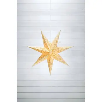 ARATORP Star 75cm Offwhite Paper 1/E14/3,5m