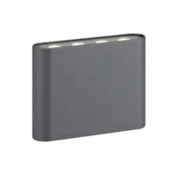 ARION ZIDNA SVJETILJKA SIVA FIXED LED IP44