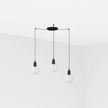 ART BLACK VISILICA 1XE27 2M CABLE 3L