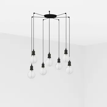 ART BLACK VISILICA 1XE27 2M CABLE 7L