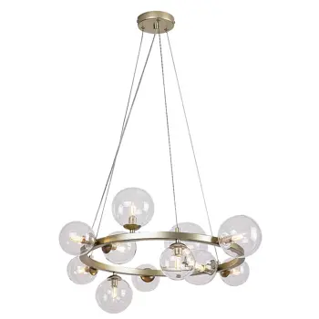 ASLOV VISILICA G9 11x MAX 28W/ZLATNA/IP20