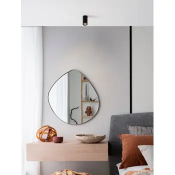 MARE ZIDNA LAMPA GU10/10W/CRNA