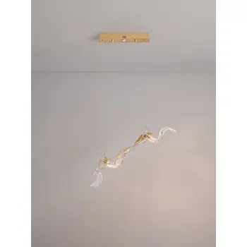 AVESA Visilica Triac dimabilna LED 8 W 3000K Zlatna