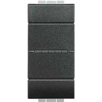 AXIAL TIPKALO 1P/10A/250V 1M ANTRACIT