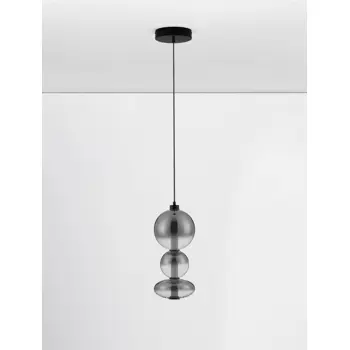 BALLY VISILICA LED/3000K/20W/2686Lm/CRNA & SMOKY GRAY