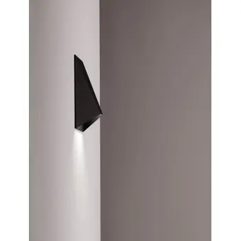 BAZZ ZIDNA LAMPA LED 3W/3000K/134lm/IP20/CRNA