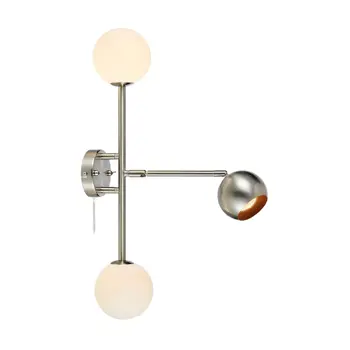 BESIDE ZIDNA SVJETILJKA ČELIK/BIJELA G9/GU10