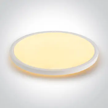 BIJELA LED PLAFONJERA S POZADINSKIM OSVJETLJENJEM 45W+5W CCT IP20 230V
