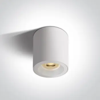 BIJELA STROPNA SVJETILJKA GU10 10W DARK LIGHT