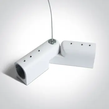 BIJELI Plug & Play PRILAGODLJIV KUT ZA ŠINE IP20