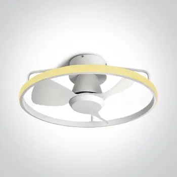 BIJELI STROPNI VENTILATOR S LED SVJETILJKOM 20W 28W CCT IP20 230V