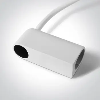 BIJELO Plug & Play POKLOPAC I NAPAJANJE ZA ŠINE ON/OFF / DALI IP20