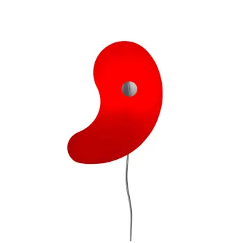 BIT 1 ZIDNA LAMPA E14 SATENSKO CRVENA