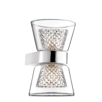 BOCCALE ZIDNA LAMPA G9 /IP20/KROM & PROZIRNA