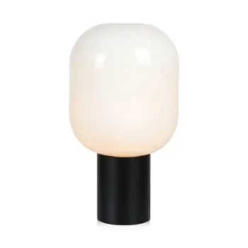 BROOKLYN STOLNA LAMPA 44CM CRNA/OPAL E27