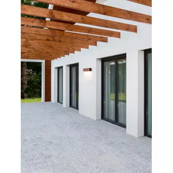 BROWN ZIDNA LAMPA LED 3000K 82lm  IP65 CRNA