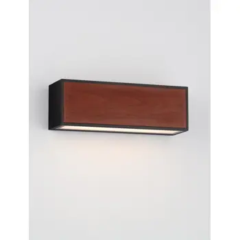 BROWN ZIDNA LAMPA LED 3000K 82lm  IP65 CRNA