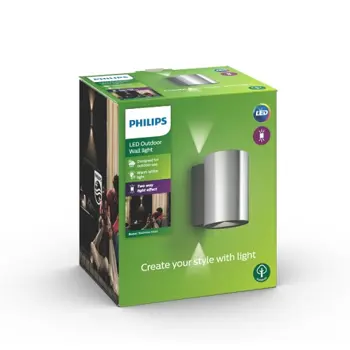 Buxus PHILIPS ZIDNA SVJETILJKA 2x4.5W INOX