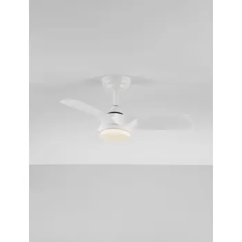CAELIA BIJELI VENTILATOR S LED SVJETILJKOM I DALJINSKIM 20+30W IP20 CCT