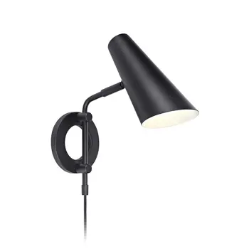 CAL ZIDNA SVJETILJKA CRNA E14