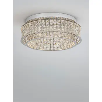 CELYSIA KRISTALNA STROPNA LED SVJETILJKA 56W IP20 3500K TRIAK PRIGUŠLJIVA