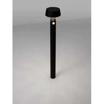 CHIARO SOLARNA STAJAĆA LED SVJETILJKA 1W 5V DC 69Lm 
IP54 3000K + SENZOR
 CRNA