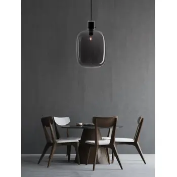 CINZIA VISILICA E27 /IP20/SMOKY & CRNA