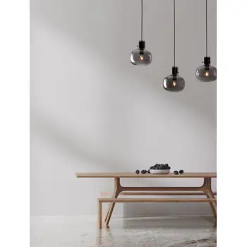 CINZIA VISILICA E27 /IP20/SMOKY & CRNA